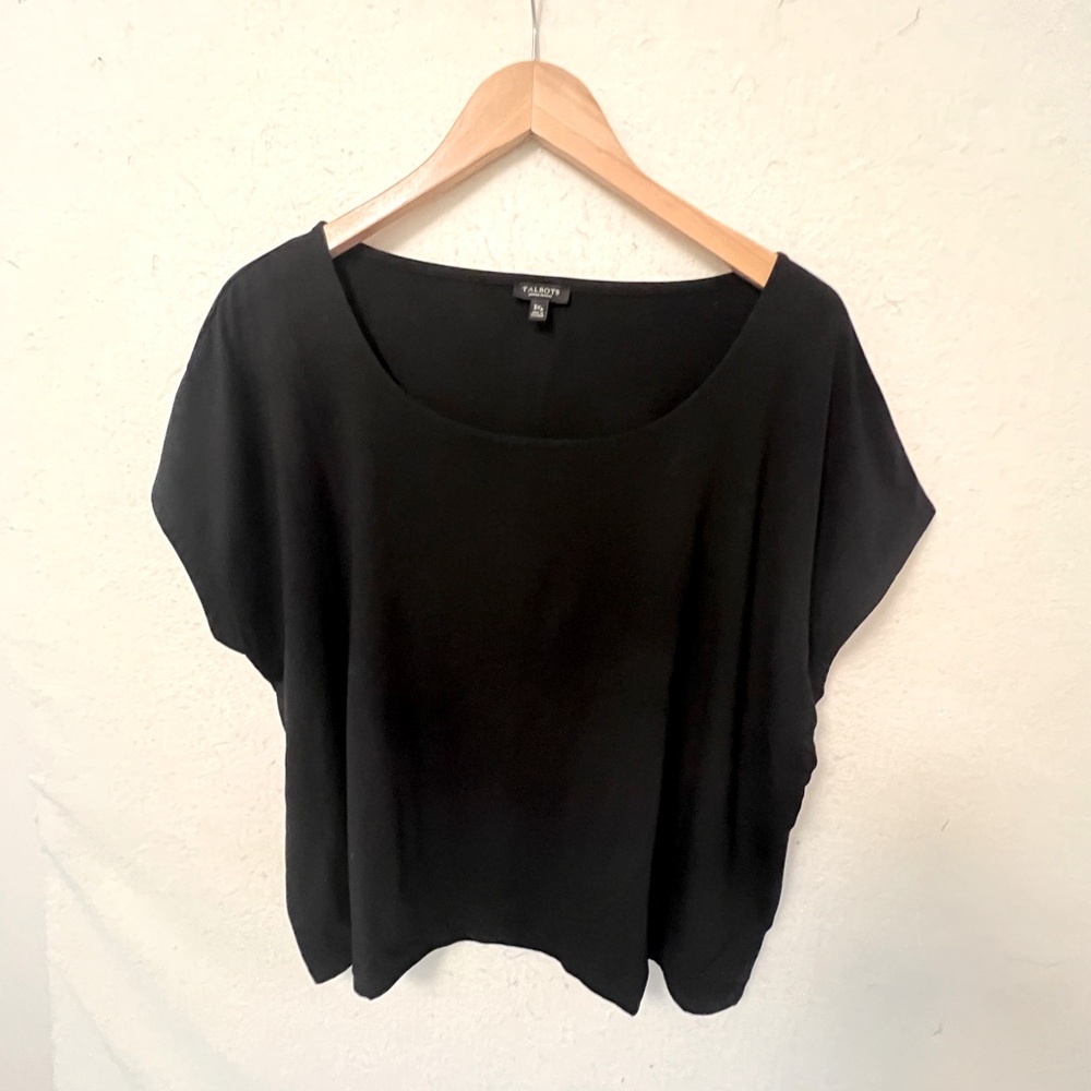 Talbots Rauon Spandex Cap TShirt 3X petite